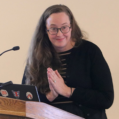 Catherine Corr presenting at the Emerging Research Leaders Academy