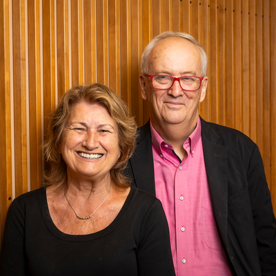 Mary Kalanztis and Bill Cope