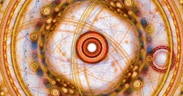 no caption provided - apparently an attempt at illustrating a 'theory of everything'. Credit: SAKKMESTERKE/SCIENCE PHOTO LIBRARY via Getty