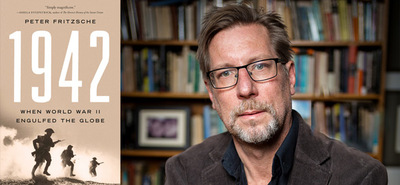 Book cover image courtesy Peter Fritzsche; photo of Peter Fritzsche by Sarah Scully Photography