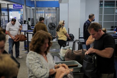 Airport travelers