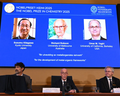 Illinois alumnus Omar Yaghi is one of the three scientists who won the Nobel Prize in Chemistry.