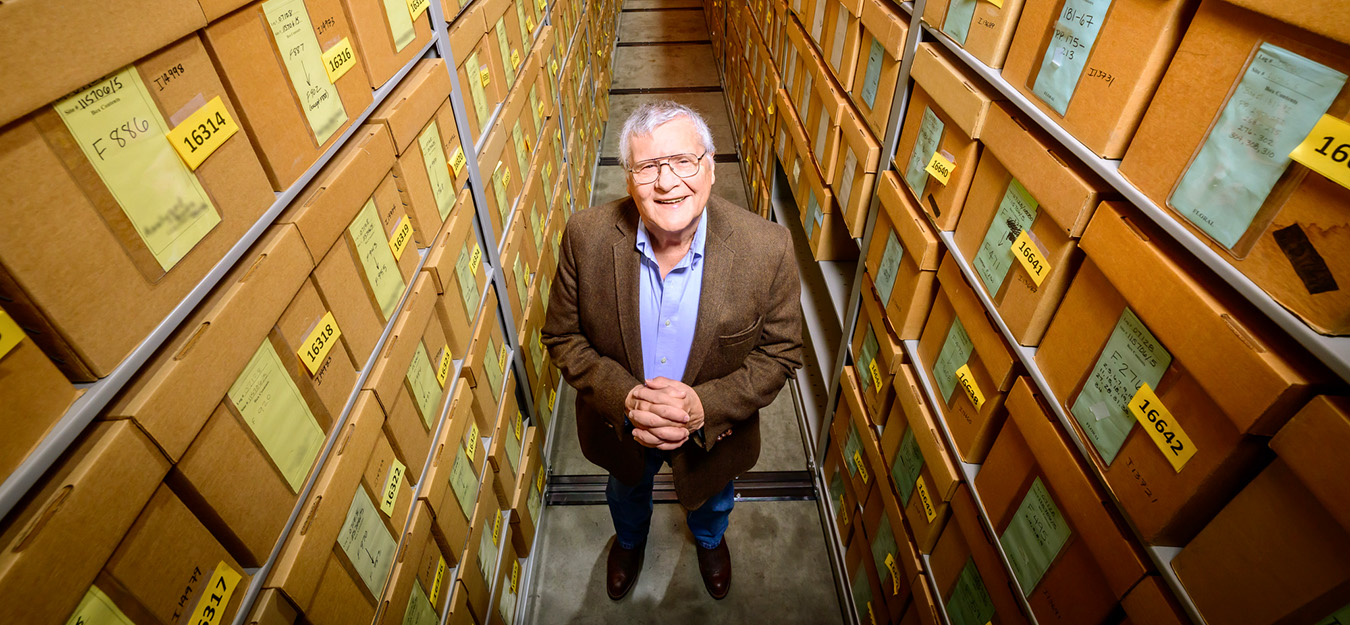 Archaeologist Thomas Emerson, the former director of the Illinois State Archaeological Survey. Photo by Fred Zwicky