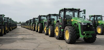 John Deere said it expected its 2025 sales for large agricultural machinery, the source of most of its revenue, to fall 15 to 20 percent.Credit...Dustin Miller for The New York Times