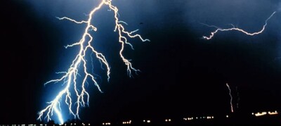 Image of a lightning storm from the NOAA photo library by C. Clark