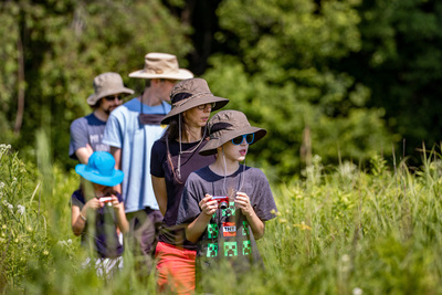 People on a nature tour