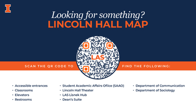 Lincoln Hall map QR code