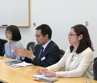 Photo of SPA members in meeting