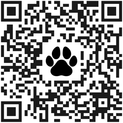 QR code to see therapy dogs on campus