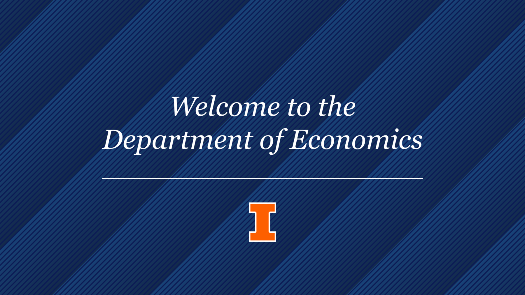 Welcome to the Department of Economics