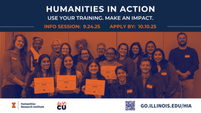 Humanities in Action application open | $1K stipend, community engagement opportunity