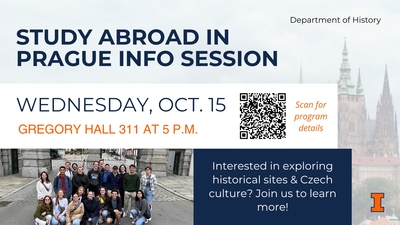 HIST 354 abroad in Prague info session