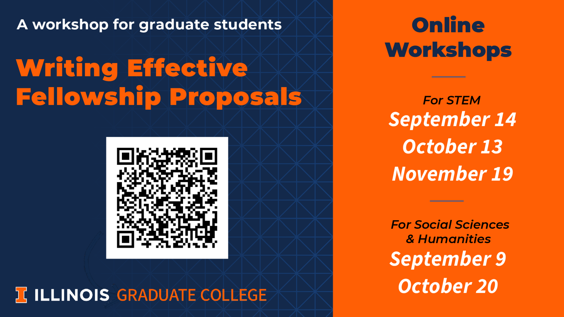 Graduate College fellowship workshops