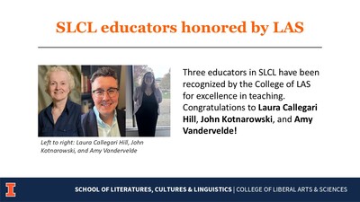 SLCL educators honored by LAS