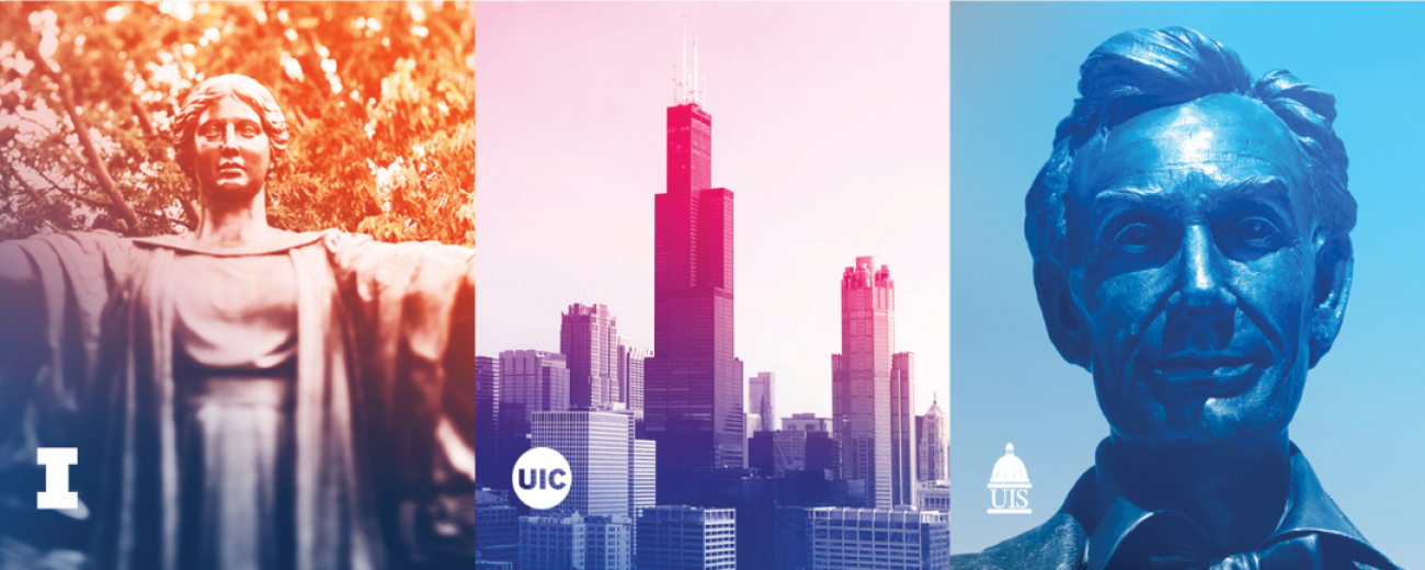 the three universities of the University of Illinois System