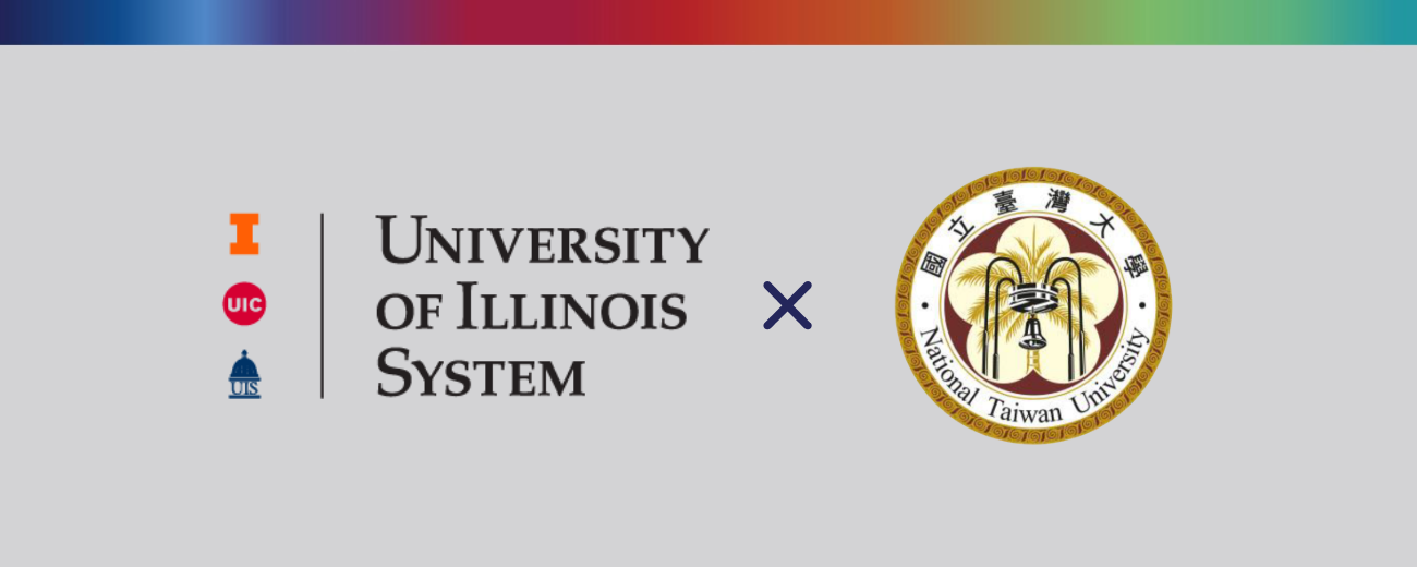 The University of Illinois System and National Taiwan University logos