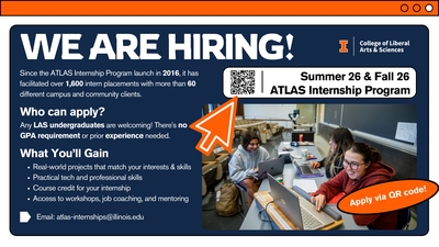 ATLAS Internship Program - Apply for Summer and Fall 2026