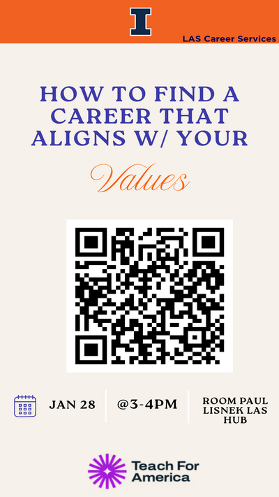 Teach for America How to Find a Career that Aligns with Your Values January 28, 2026, 3 to 4 pm