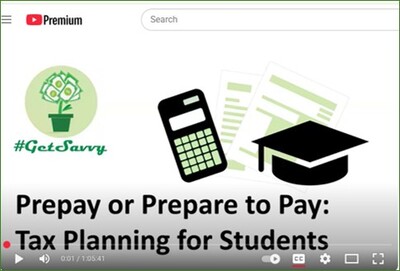 Prepay or Prepare to Pay Taxes webinar