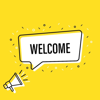 Welcome announcement